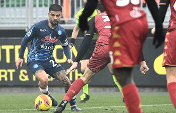 Lorenzo Insigne, habilidoso jugador del Napoli.