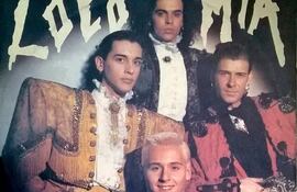 Portada de uno de los álbumes del grupo español Locomía, que alcanzó gran popularidad entre finales de los '80 y principios de los '90.
