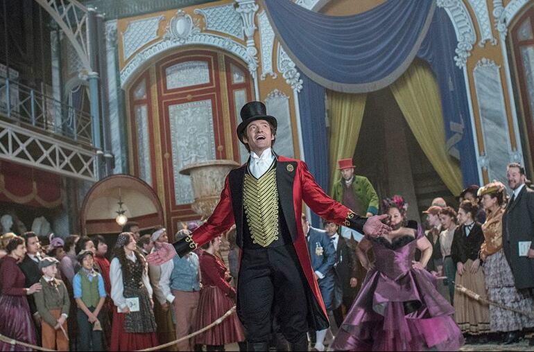 Hugh Jackman en "El gran showman".