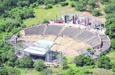 Imagen de archivo del anfiteatro José Asunción Flores, en San Bernardino.