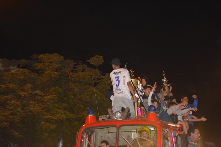 Los atletas recorrieron algunas calles de la ciudad de Concepción.