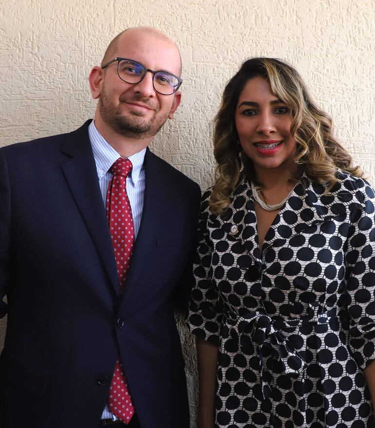 Fernando Villamil y Sady Báez.