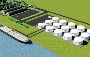 La fábrica de biocombustibles a construirse en Villeta incluye un puerto para exportar la totalidad de sus productos. Planifica el inicio de sus operaciones en 2025.