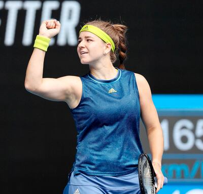 En duelo de checas, Karolina Muchova eliminó a Karolina Pliskova por doble 7/5 (AFP).