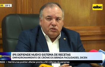 IPS justifica el nuevo proceso de receta médica y dice que beneficia a pacientes