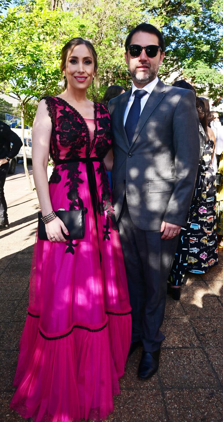 Verónica Ríos y Amilcar Guillén.