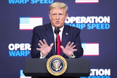 El presidente de EE.UU., Donald Trump, insiste en sus denuncias de presunto fraude electoral.