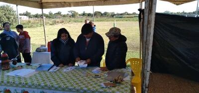 Proceso de elecciones vecinales en Ayolas