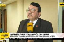 Bernardo Villalba asume como defensa de Hugo Javier González