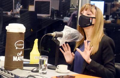 La ministra de Trabajo, Carla Bacigalupo, visitó nuestra redac- ción la semana última. Ayer conversó nuevamente con ABC.