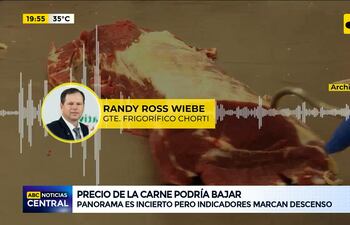 Precio de la carne podría bajar