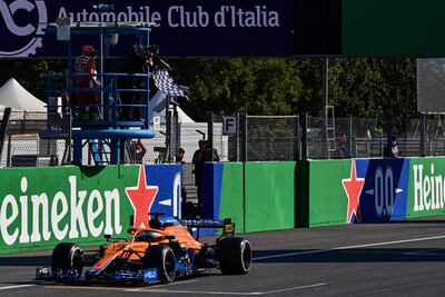 Daniel Ricciardo ganó el Gran Premio de Italia