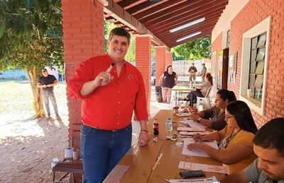 Diputado reelecto, Esteban Martín Samaniego Álvarez.