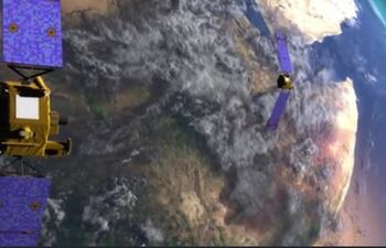 Internet satelital. Captura de AFP