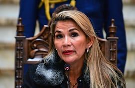 Jeanine Áñez, expresidenta de Bolivia.
