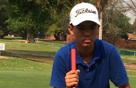Ezequiel Cabrera triunfa y será uno de los representantes por Paraguay en caballeros juvenil. (Gentileza)