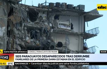 Derrumbe en Miami: Continúa búsqueda de familiares de primera dama