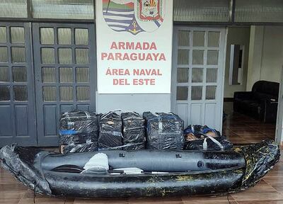 Estas son algunas evidencias incautadas que quedaron depositadas en la Base Naval del Este.