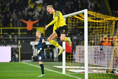 Erling Haaland suma 76 goles en 74 partidos con el Borussia Dortmund.