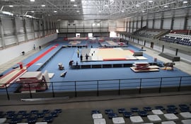 Va finalizando de a poco la imponente infraestructura destinada a la gimnasia en el predio de la Secretaría Nacional de Deportes.