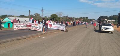 El cierre se realiza en la zona de obras viales.