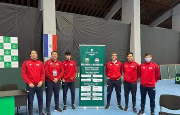 Neco Carvallo, Julio Ferrari, Dani Vallejo, Ramón Delgado, Hernando Escurra y Juan Borba.
