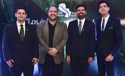 Osvaldo Turlan, Juanpi Pistilli, Ezequiel García y Chiche Corte.