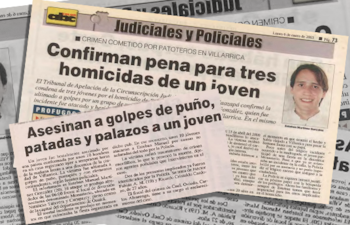 Esteban Martínez murió un 13 de abril del 2001, luego de ser atacado por pandilleros al salir de una discoteca de Villarrica.