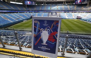El estadio de San Petersburgo, Rusia, iba a albergar la final de la UEFA Champions League 2021/2022.