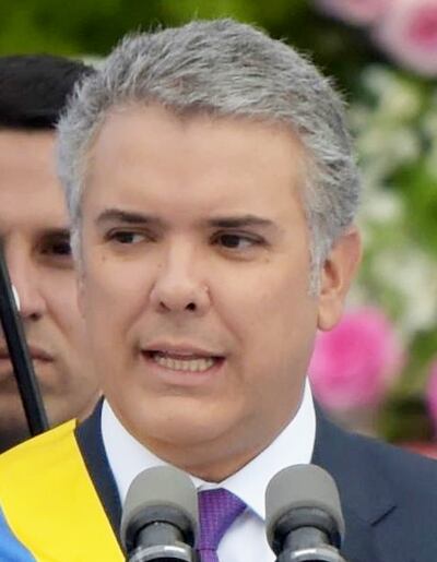 Iván Duque, presidente de Colombia. El país sudamericano envió a expertos en la lucha antisecuestro.
