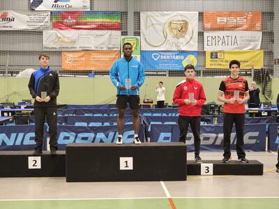 Santino Pastore se quedó con la presea de bronce en torneo de Portugal.