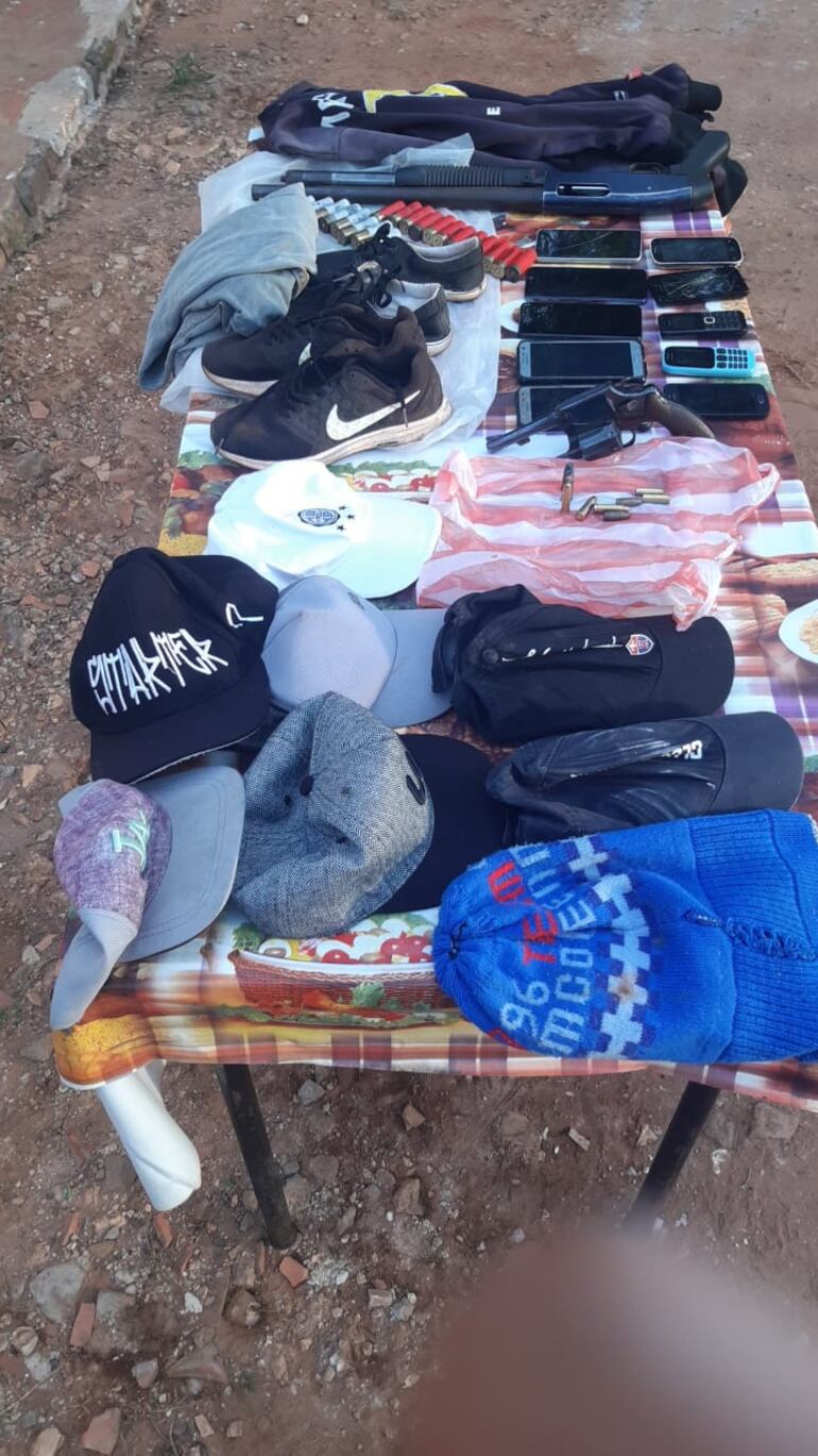 Elementos incautados