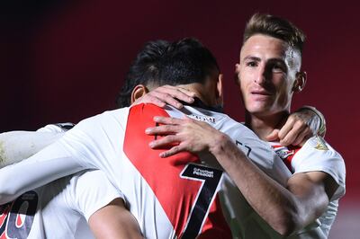 River derrotó a Argentinos y aguarda al Atlético Mineiro.