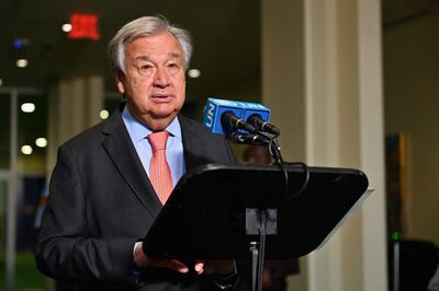 El Secretario General de la ONU, António Guterres.