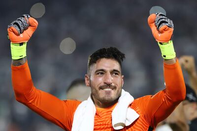 Gastón Olveir, figura en la tanda de penales ante Fluminense.