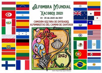Alfombra Mundial Xacobeo 2021