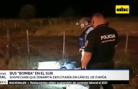 Incautan casi 20 kilos de dinamita en un bus