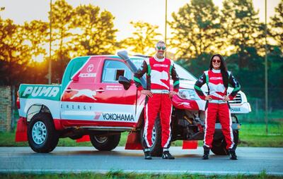 Andrea Lafarja retorna al Rally Cross Country junto a Eugenio Arrieta con apoyo de Puma.