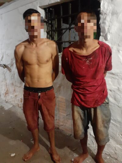 Los dos detenidos fueron trasladados a la Comisaría 22ª del barrio Don Bosco de Ciudad del Este.