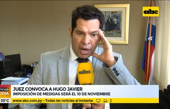 Audiencia de imposición de medidas a Hugo Javier será el 10 de noviembre