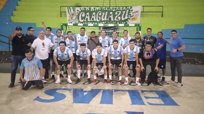 La selección de Guaireña que busca clasificar al Nacional de Hándbol.