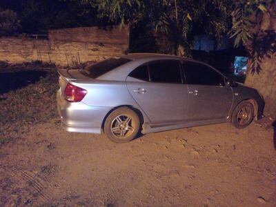 Vehículo que figura como robado.