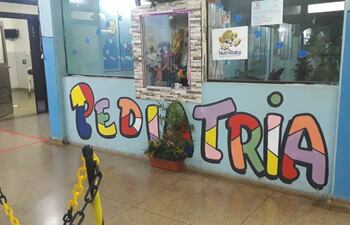 Sección Pediatría del Hospital Regional de Pedro Juan Caballero.