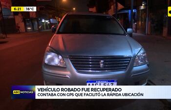 Video: Vehículo denunciado como robado fue recuperado