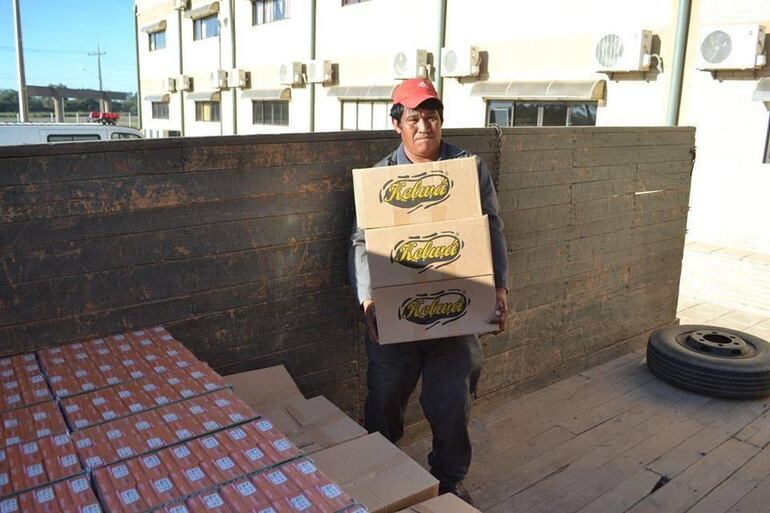 El turrón de maní también forma parte de la merienda escolar en algunos departamentos del país.