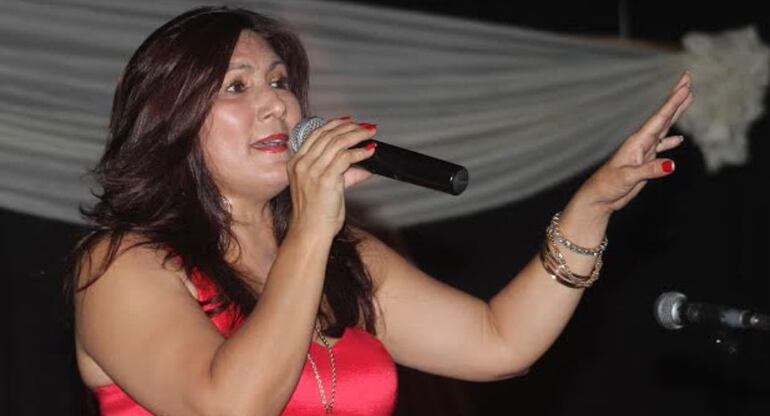 La cantante Nimia Sosa.
