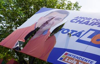 El candidato a intendente por la Alianza Encarnación al Frente, Luis Yd, denunció la destrucción de carteles con propaganda electoral.