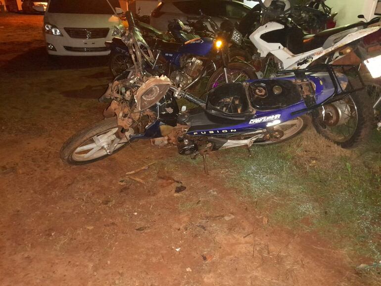 Felipe Espínola Barrios se encontraba en su motocicleta cuando sufrió el accidente.