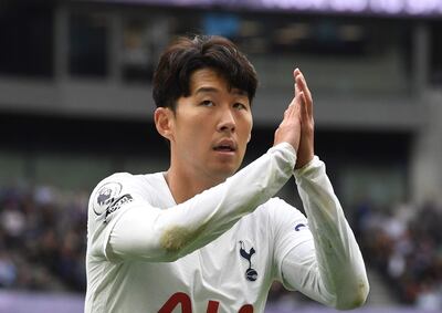Son Heung-Min, 29 años, anotó el gol de la victoria para el  Tottenham.