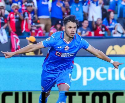 Ángel Romero, jugador del Cruz Azul.